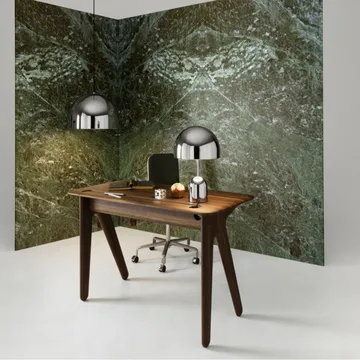 Slab skrivbord 60x120 cm - Ek rökt - Tom Dixon