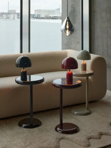 Spot sidobord - Burgundy, Ø55x33 cm - Tom Dixon