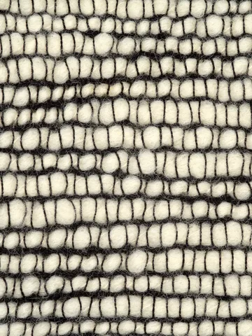 Thread filt 140x180 cm - Black & White - Tom Dixon