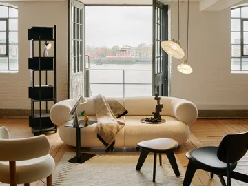 Thread filt 140x180 cm - Black & White - Tom Dixon