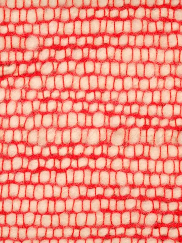 Thread filt 140x180 cm - Orange & White - Tom Dixon