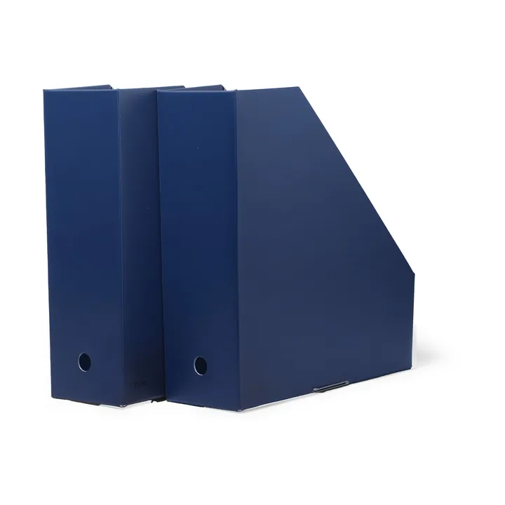 Pia tidsskriftssamlare - Midnight blue, 10x31x30 cm, 2-pack - TÔNN furniture