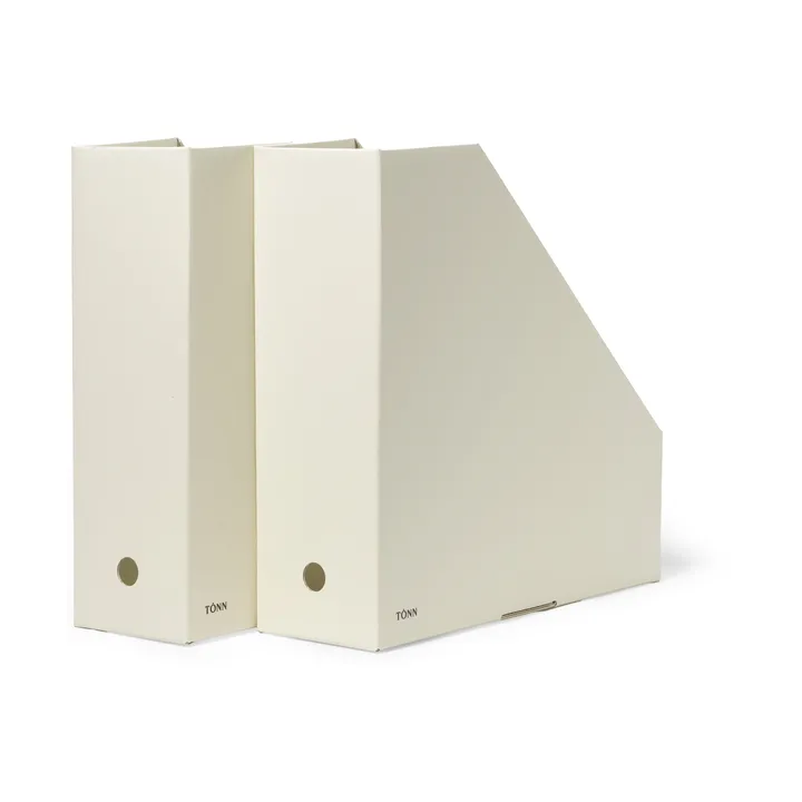 Pia tidsskriftssamlare - Off-white, 10x31x30 cm, 2-pack - TÔNN furniture