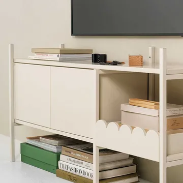 Portal TV-bänk 123 cm - Off-white - TÔNN furniture