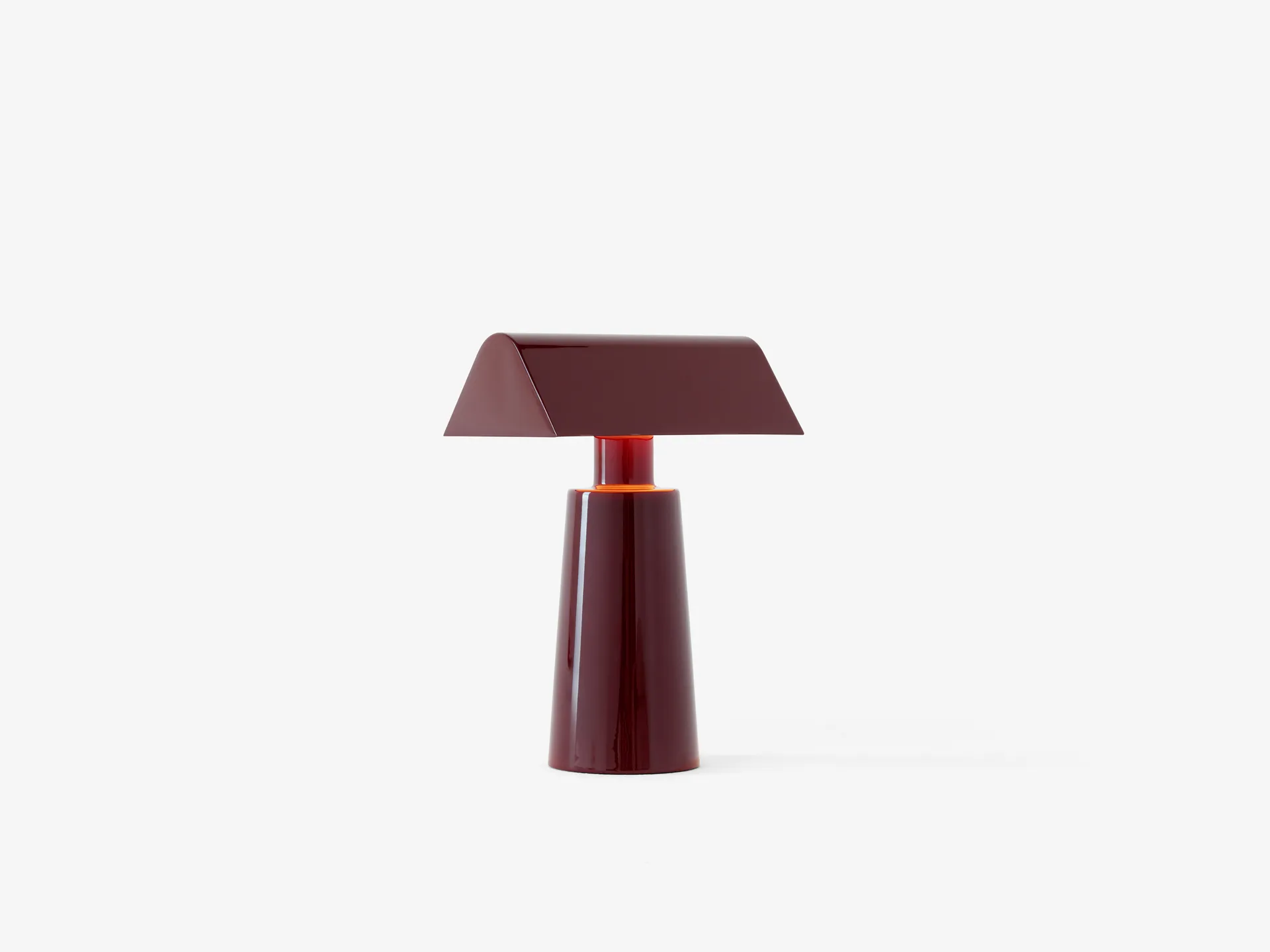 Caret MF1 portabel bordslampa, Dark burgundy &Tradition