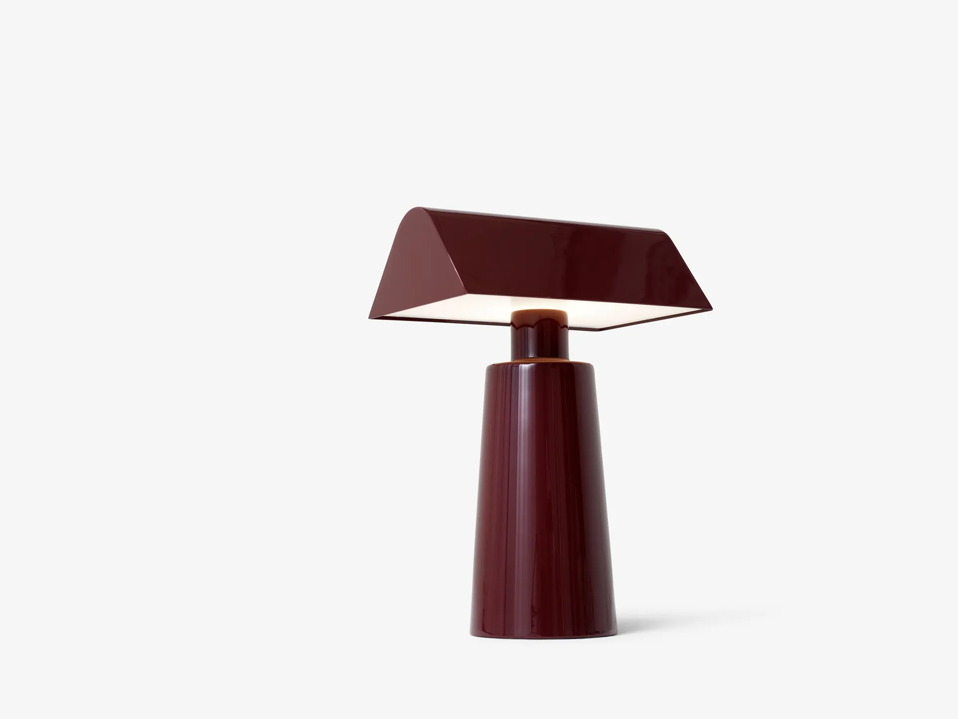 Caret MF1 portabel bordslampa, Dark burgundy &Tradition