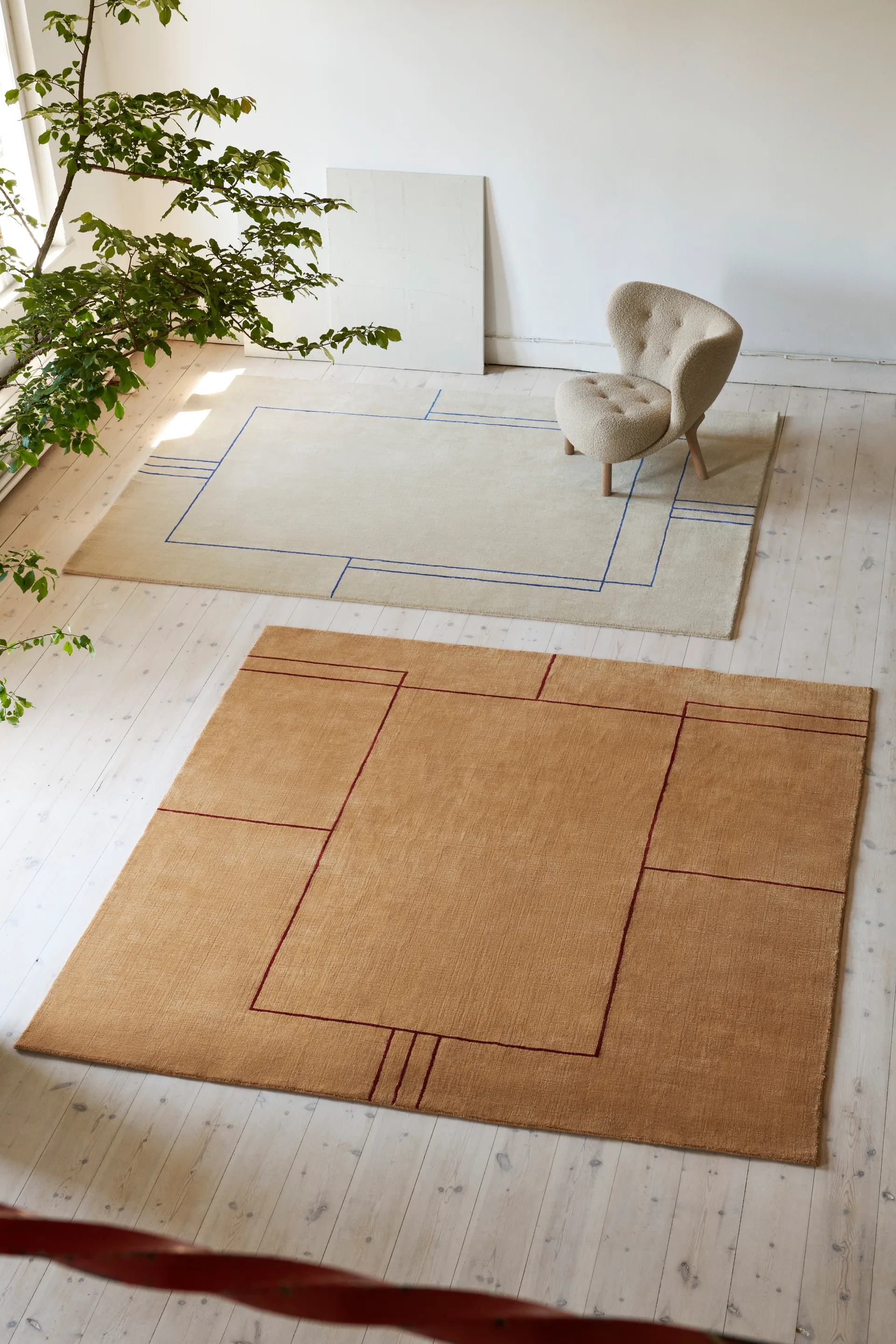 Cruise AP11 matta 240x240 cm, Bombay Golden Brown &Tradition
