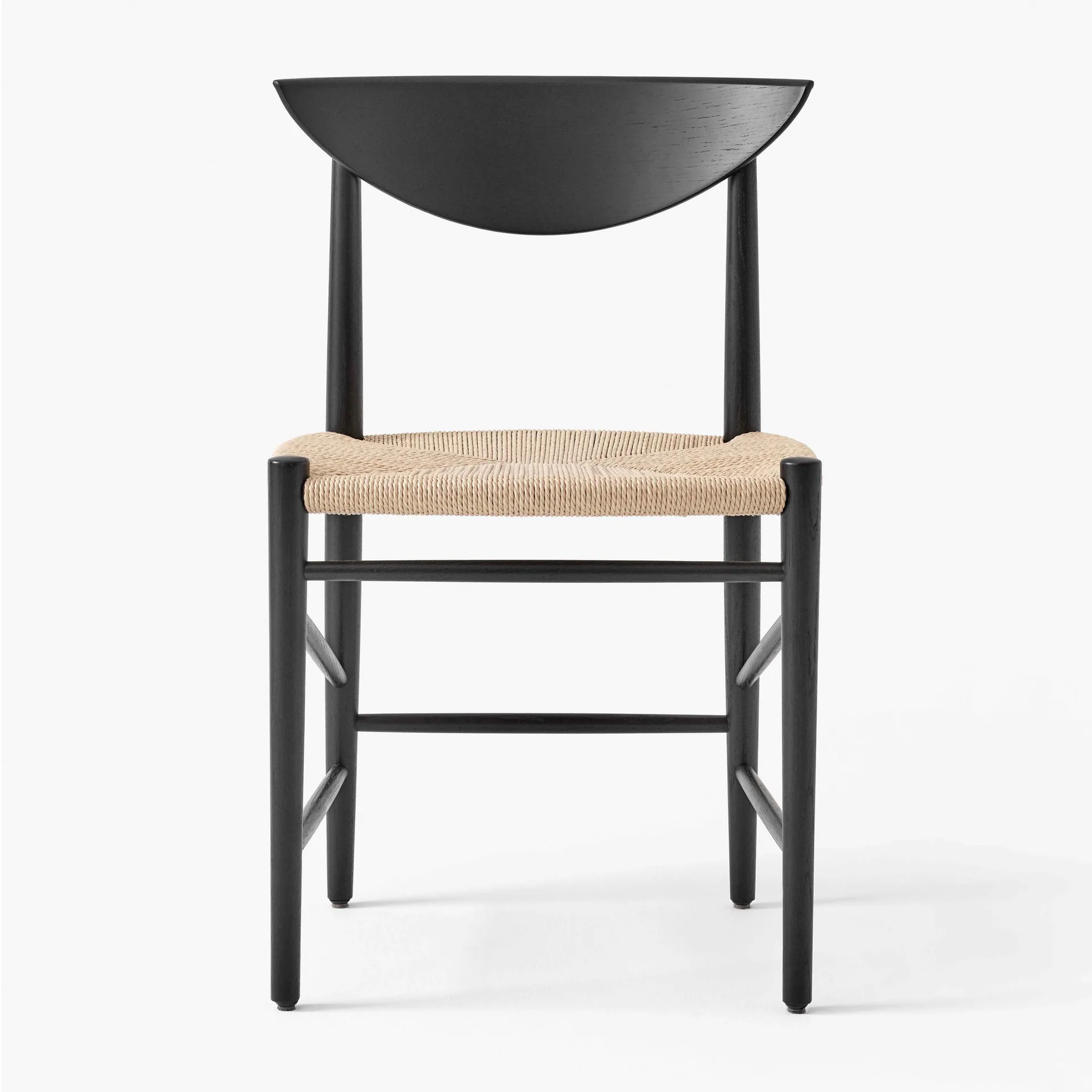 Drawn stol HM3, Svart ek &Tradition