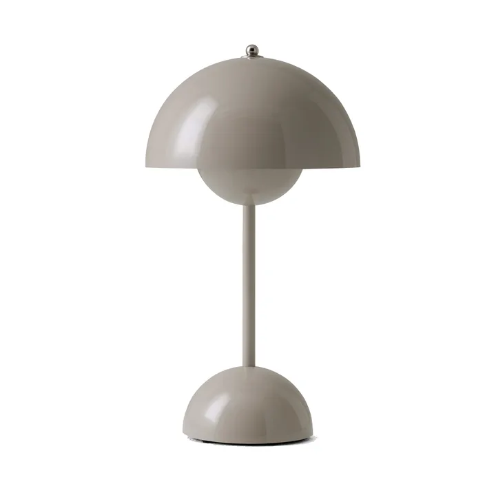 Flowerpot portabel bordslampa VP9 - grå-beige - &Tradition
