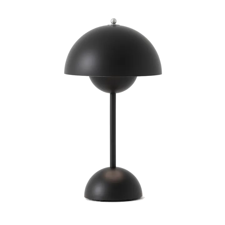 Flowerpot portabel bordslampa VP9 - matt svart - &Tradition