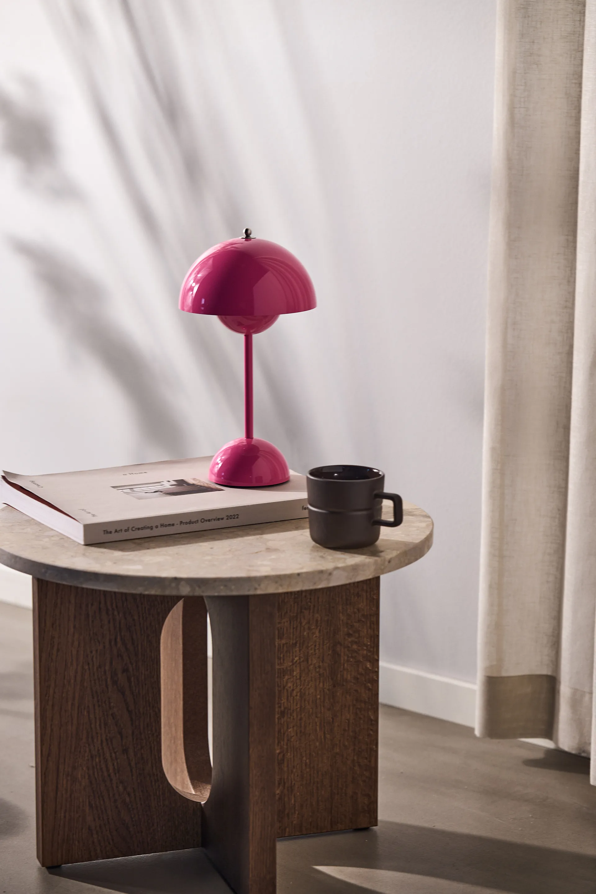 Flowerpot portabel bordslampa VP9, Tangy pink &Tradition