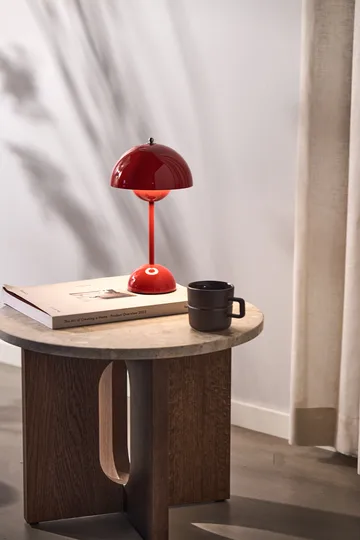 Flowerpot portabel bordslampa VP9 - Vermilion red - &Tradition
