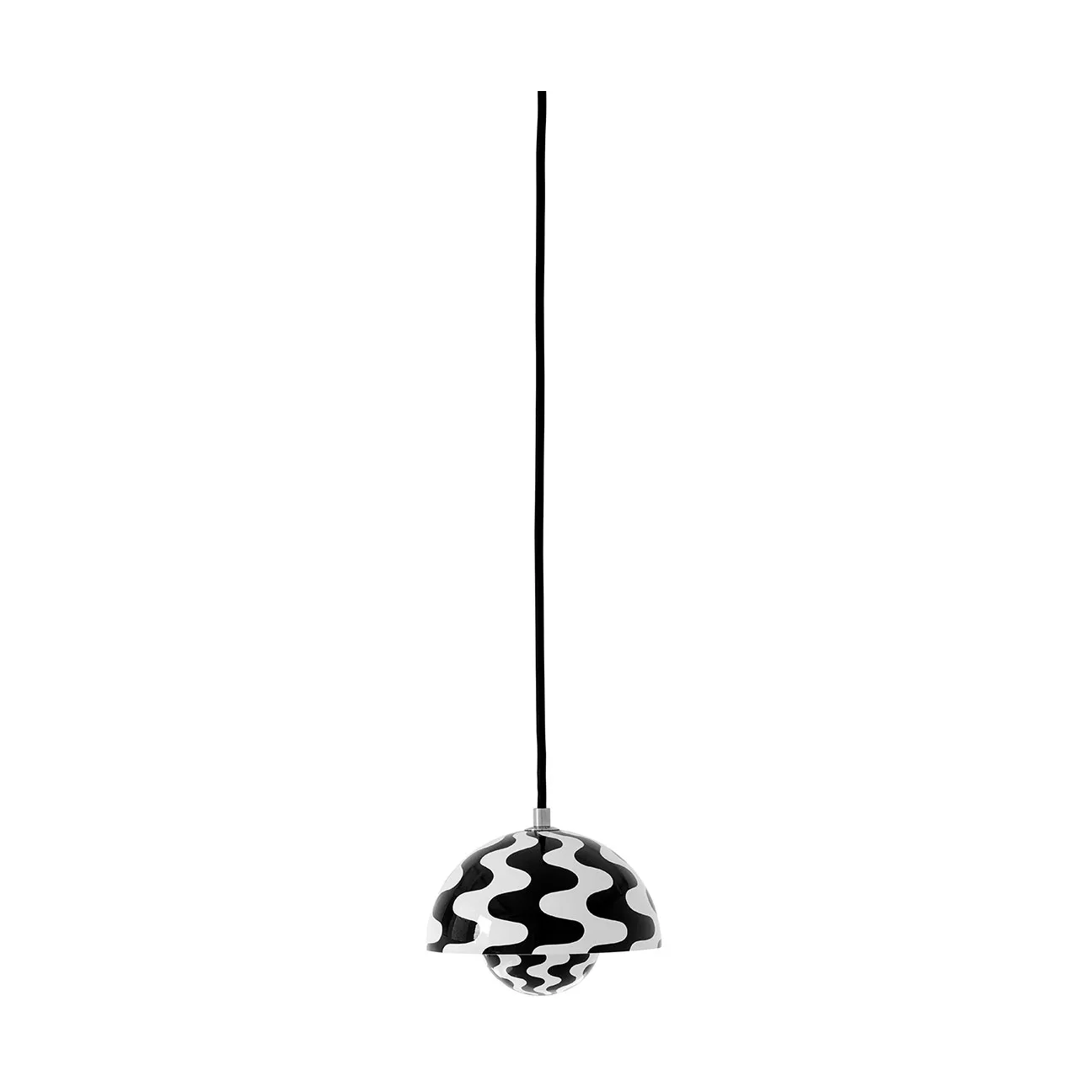 Flowerpot VP10 pendel, Black-white &Tradition