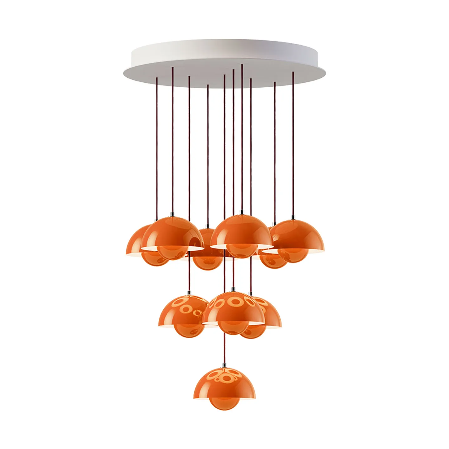 Flowerpot VP10 takkrona, Zesty orange &Tradition