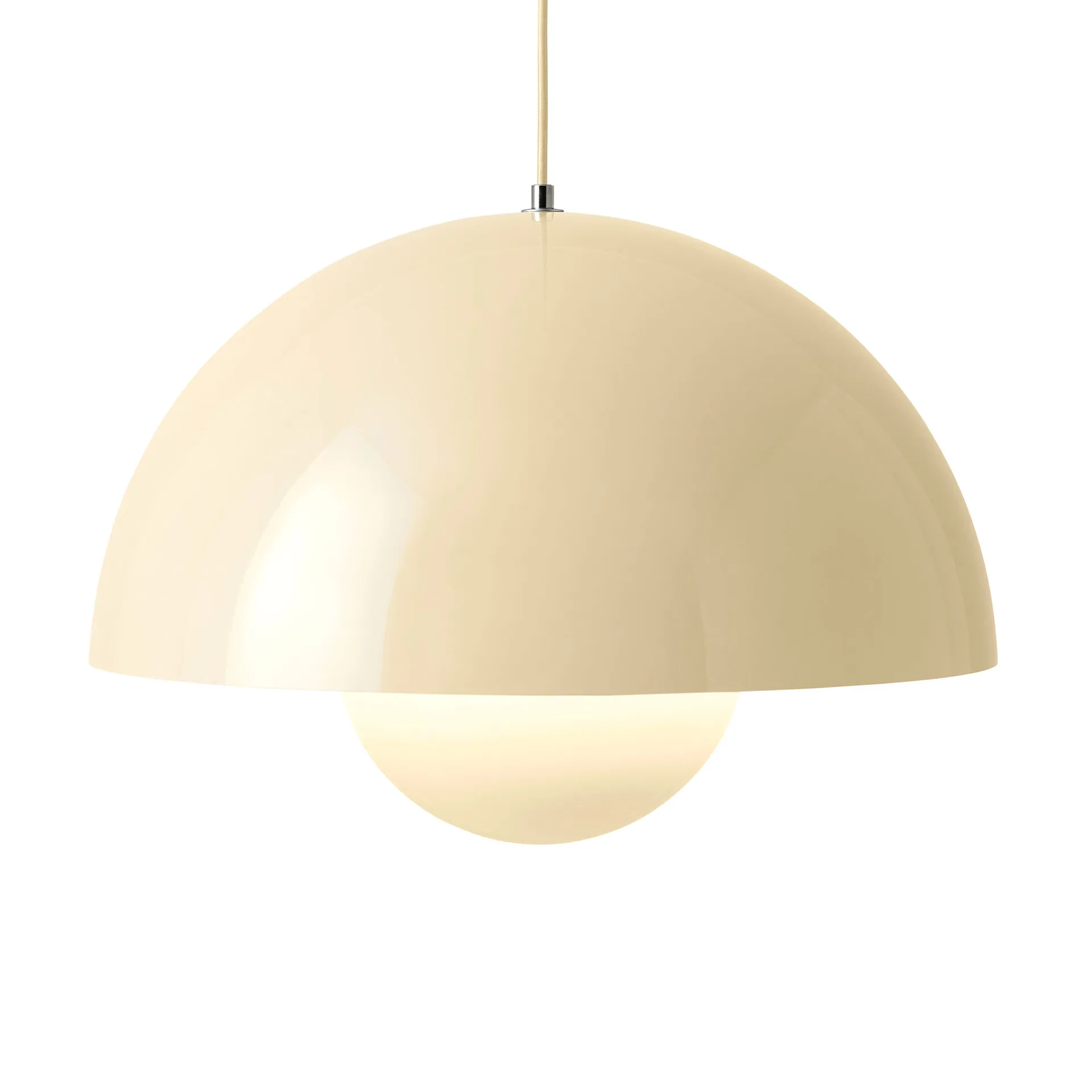 Flowerpot VP2 pendel stor, Ivory &Tradition