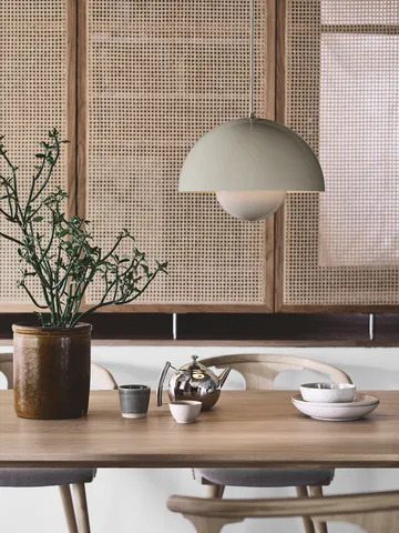 Flowerpot VP7 pendel - Grå-beige - &Tradition