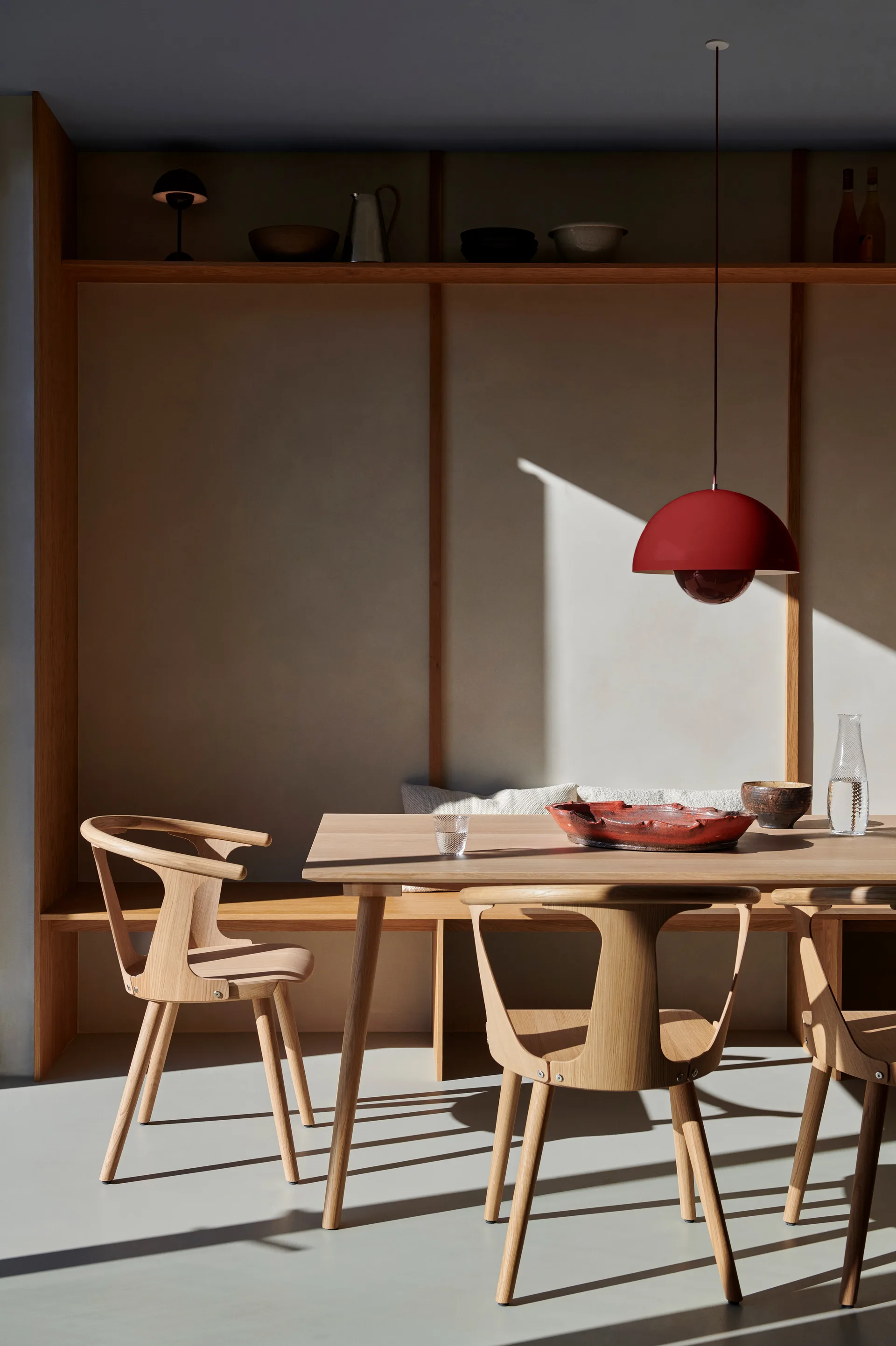 Flowerpot VP7 pendel, Vermilion red &Tradition