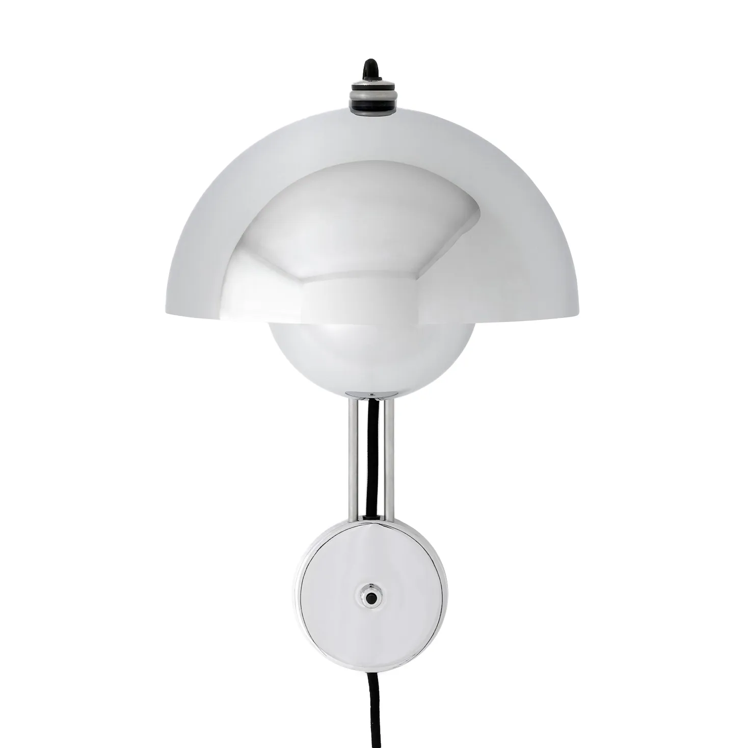 Flowerpot VP8 vägglampa, Chrome-plated &Tradition