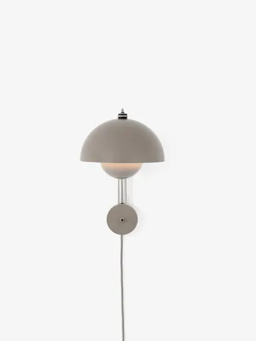 Flowerpot VP8 vägglampa - Grey beige - &Tradition