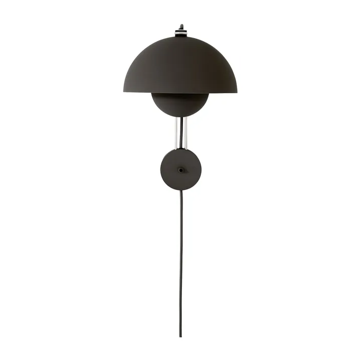 Flowerpot VP8 vägglampa - Matt black - &Tradition