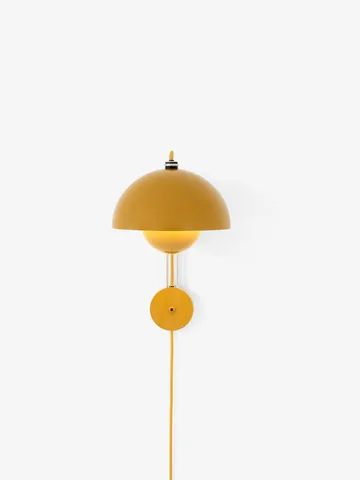 Flowerpot VP8 vägglampa - Mustard - &Tradition