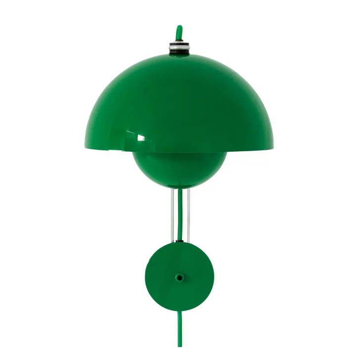 Flowerpot VP8 vägglampa - Signal green - &Tradition