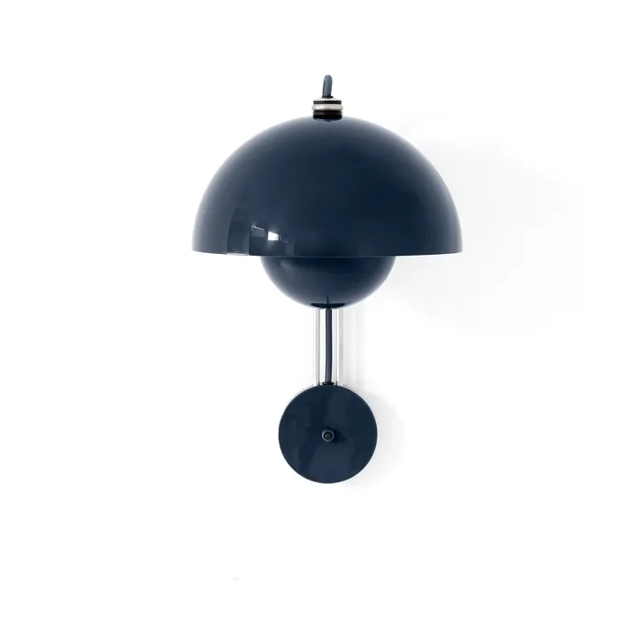 Flowerpot VP8 vägglampa - Steel blue - &Tradition