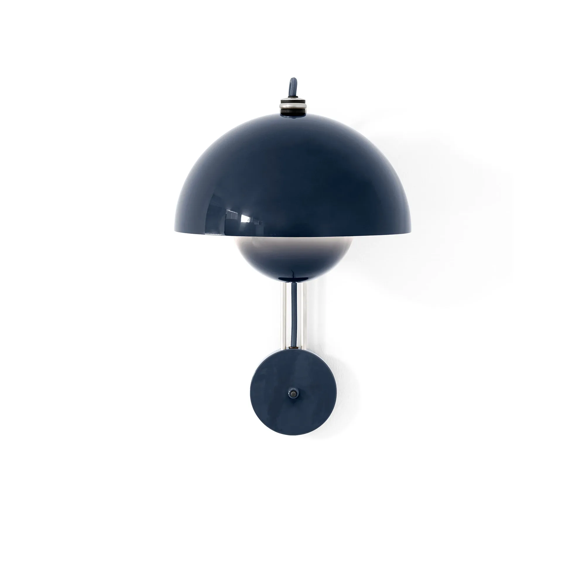 Flowerpot VP8 vägglampa, Steel blue &Tradition