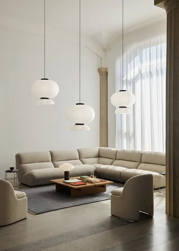 Hi Lo modulsoffa konfiguration G Grain 61229 - &Tradition