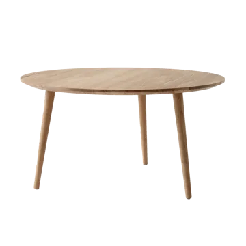 In Between soffbord SK15 Ø90 cm - Oiled oak - &Tradition
