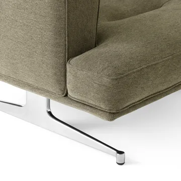 Inland AV21 fåtölj - Clay 0014-polished aluminium - &Tradition