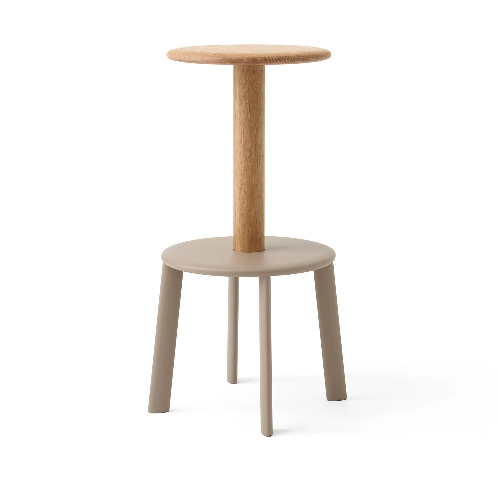 Massif AV40 barstol, Oak-grey beige &Tradition