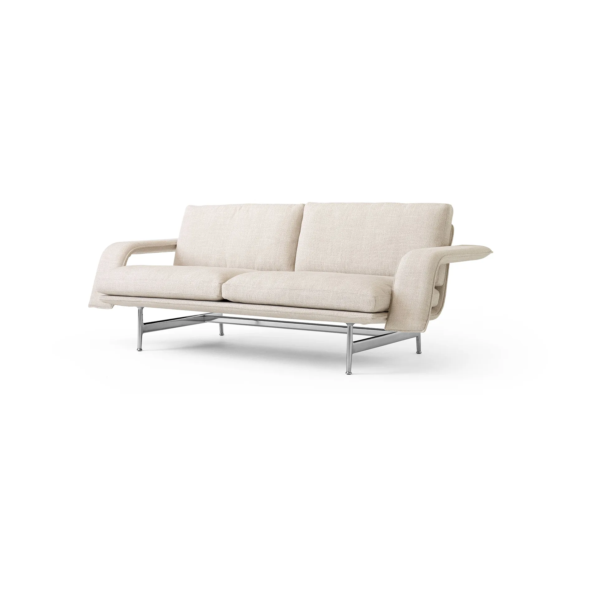 Meantime AV30 2-sits soffa, Pol. aluminium-Ecriture 0210 &Tradition