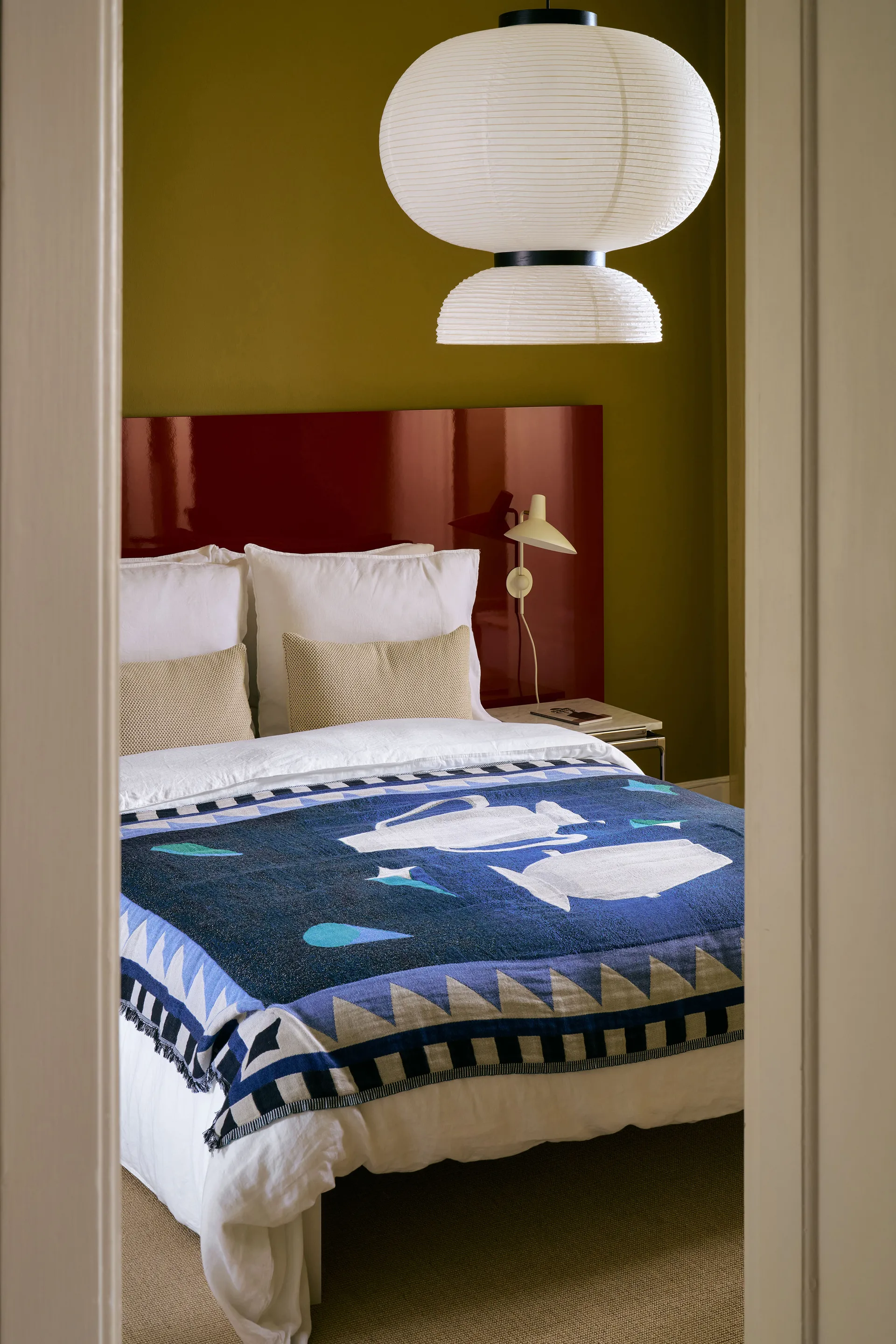 Momento JH46 pläd 180x130 cm, Midnight blue &Tradition