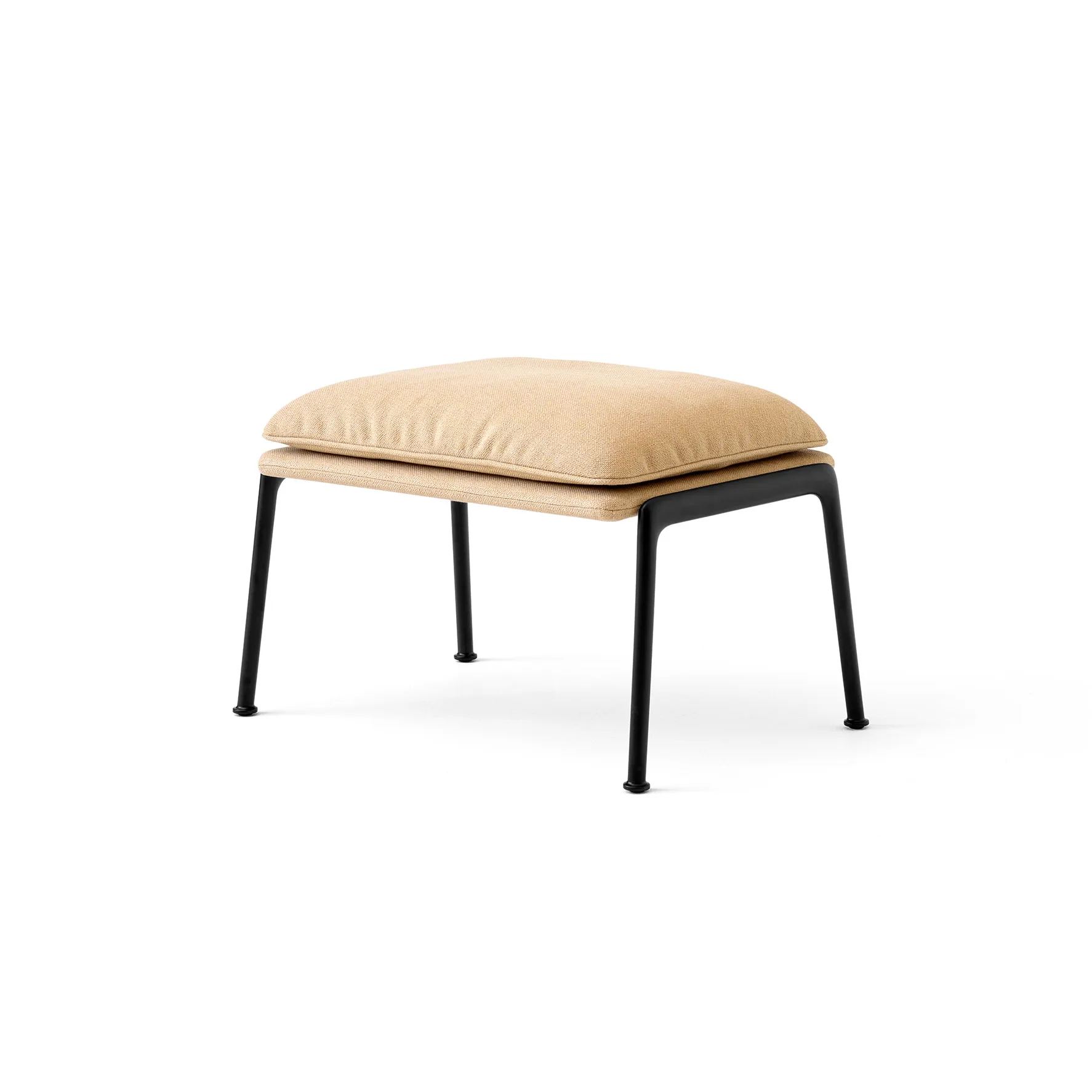 Muno LN20 fotpall, Warm black-Clay 0007 &Tradition