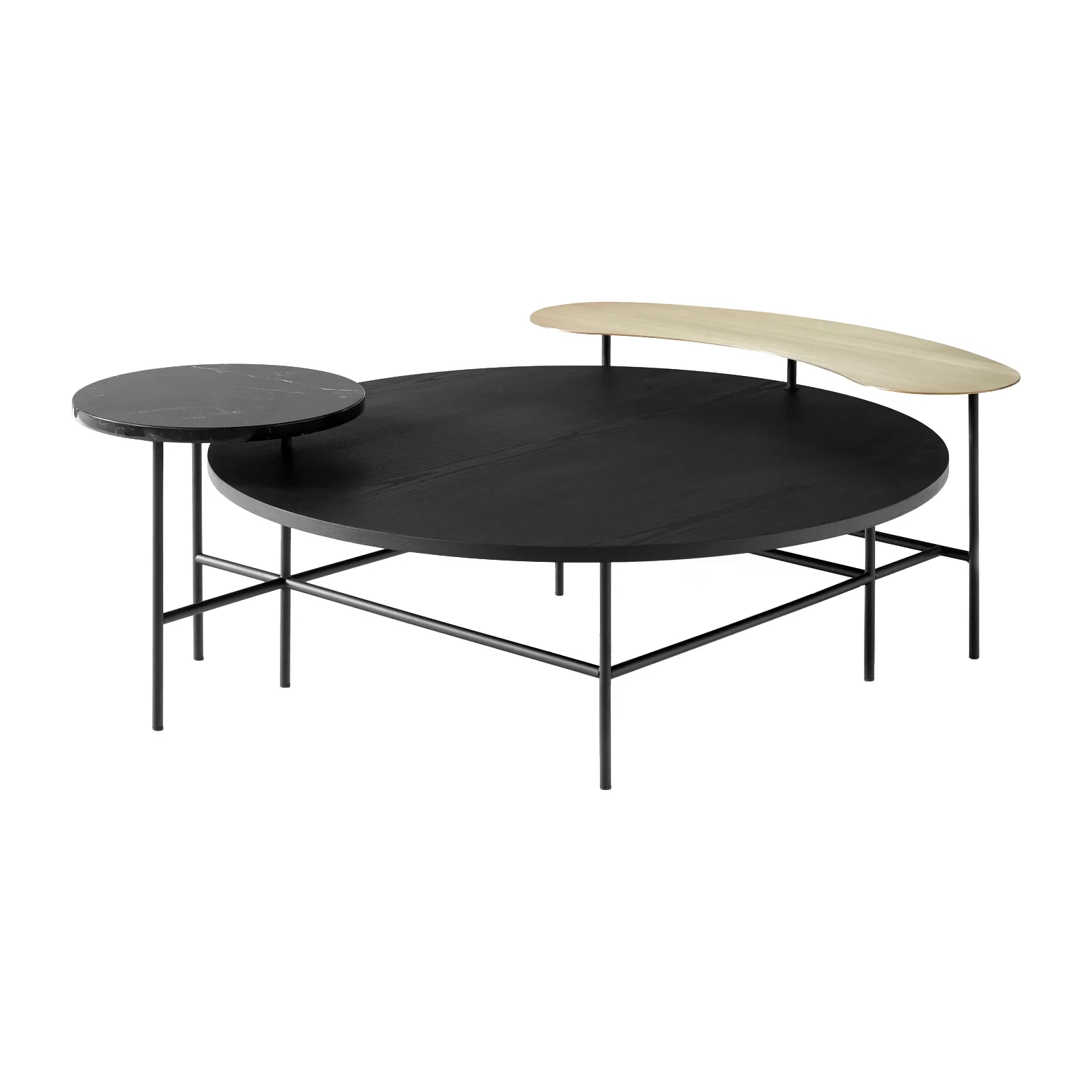 Palette soffbord JH25, Svart-svart &Tradition