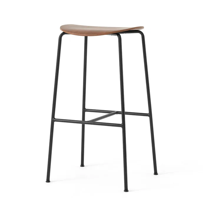 Pavilion AV38 barpall 79 cm - Black-lacquered walnut - &Tradition