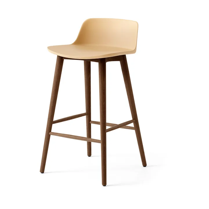 Rely HW118 barstol - Beige sand-lackerad valnöt, 65 cm - &Tradition