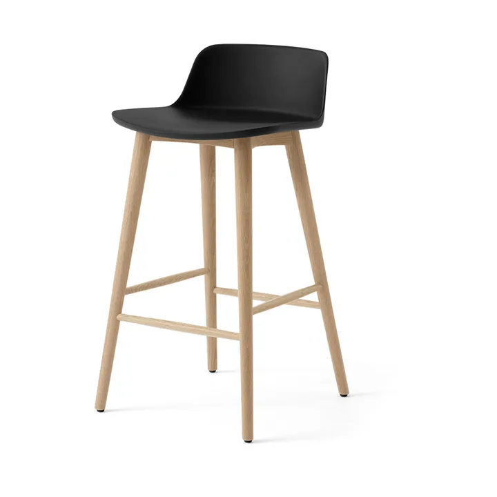 Rely HW118 barstol - Black-lackerad ek, 65 cm - &Tradition