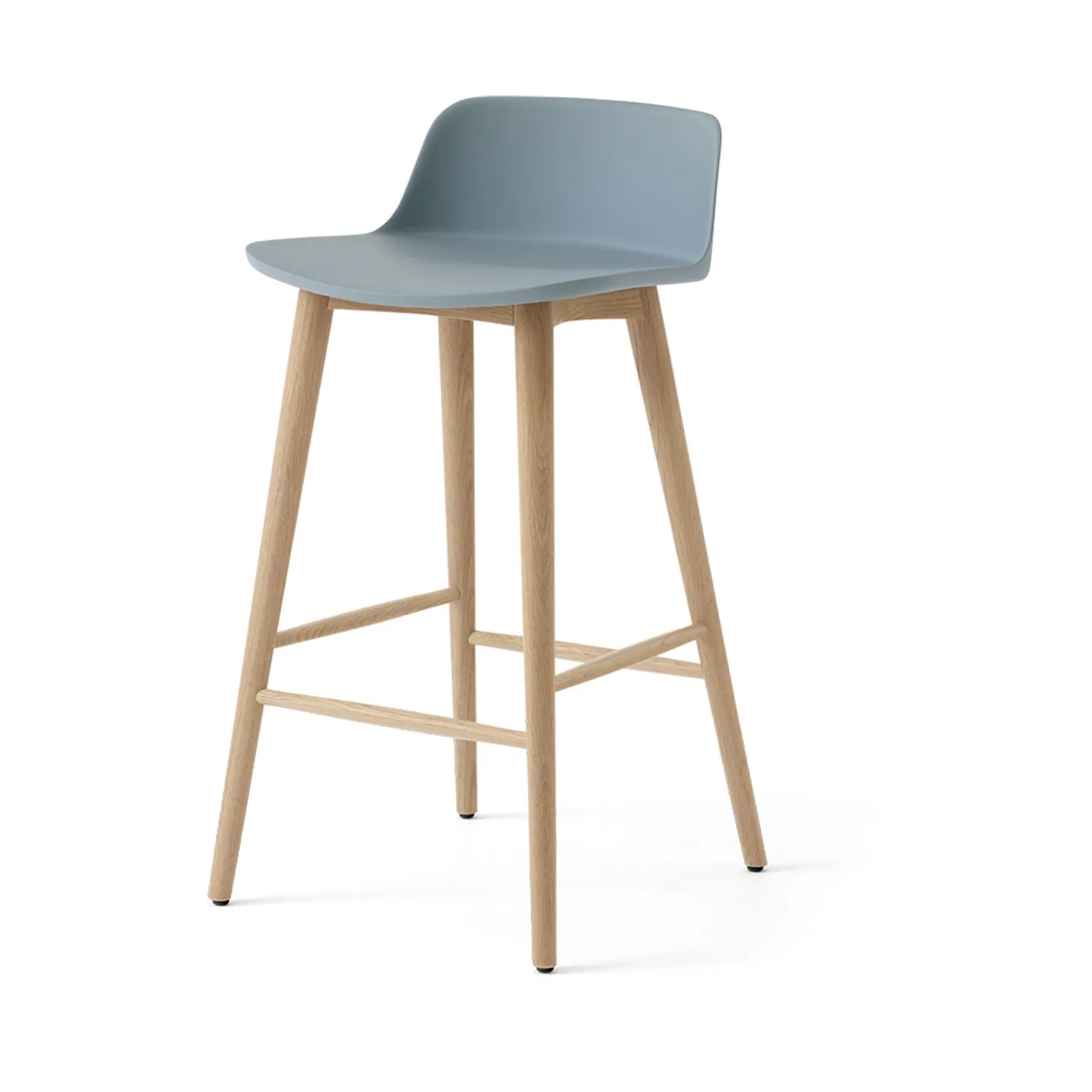 Rely HW118 barstol, Light blue-lackerad ek, 65 cm &Tradition