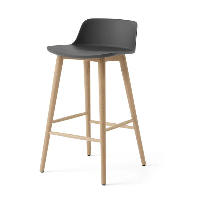 Rely HW118 barstol - Stone grey-lackerad ek, 65 cm - &Tradition