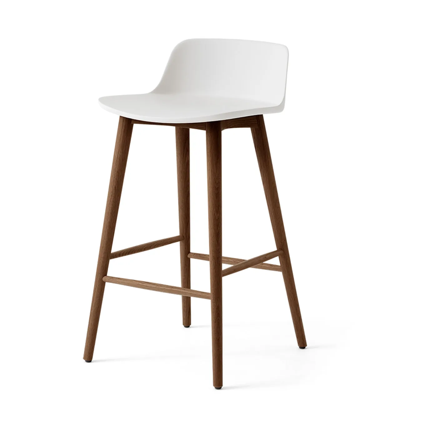 Rely HW118 barstol, White-lackerad valnöt, 65 cm &Tradition