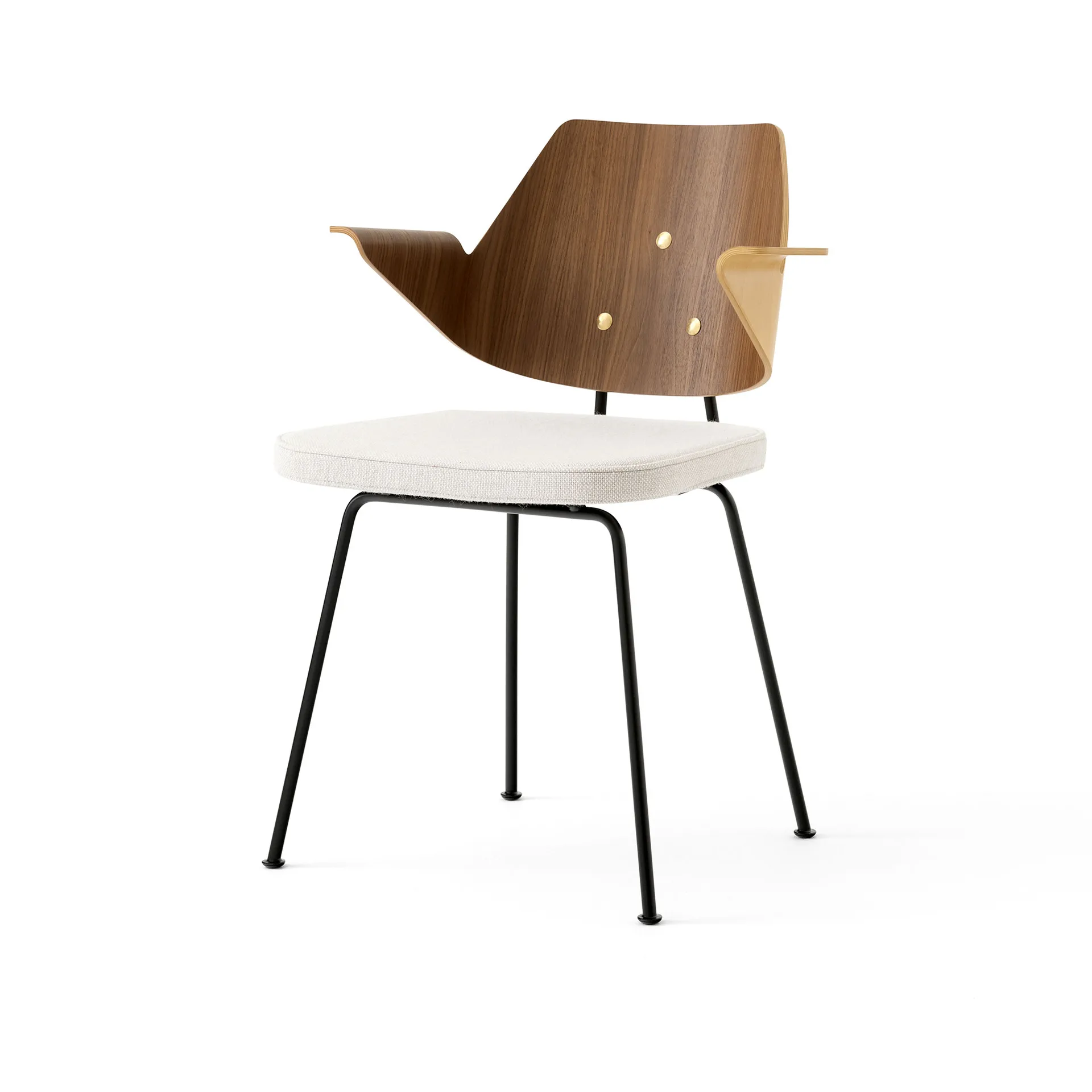 RFH RD7 karmstol, Walnut-beech-offwhite &Tradition