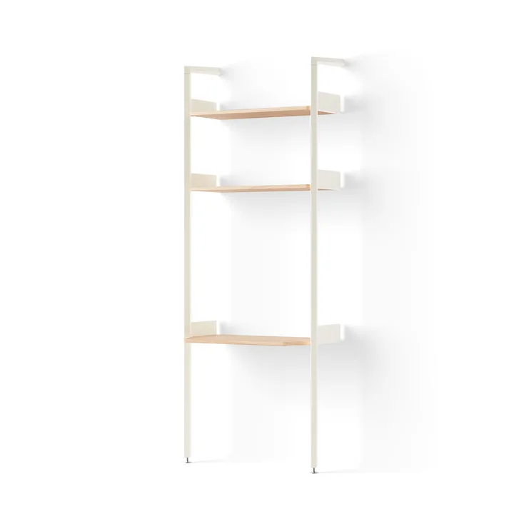 Rombe IF2 hylla med skrivbord alabaster-lackad ek - &Tradition