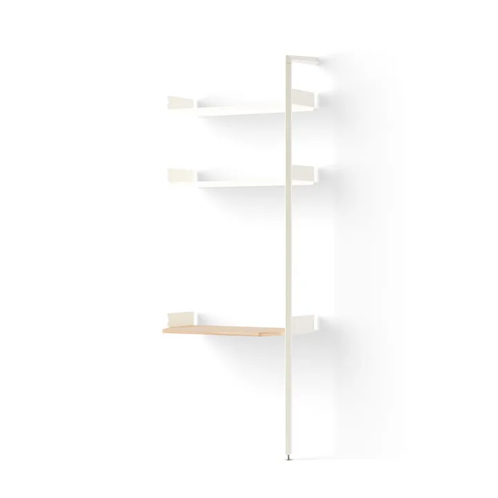 Rombe IF5 add-on hylla med skrivbord alabaster - &Tradition