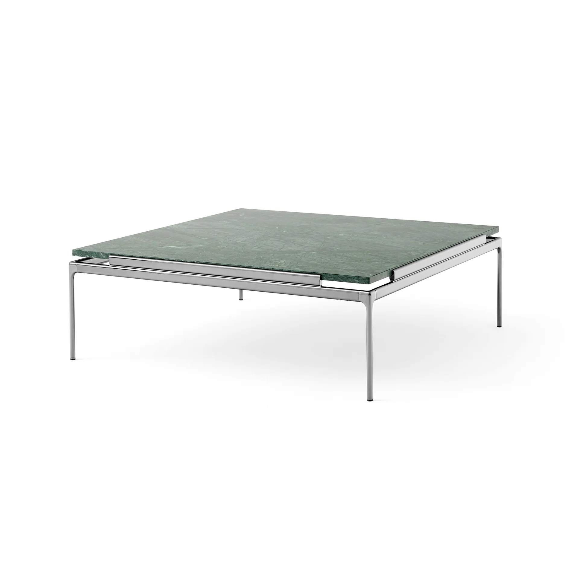 Sett LN13 soffbord, Verde guatemala-dark chrome &Tradition