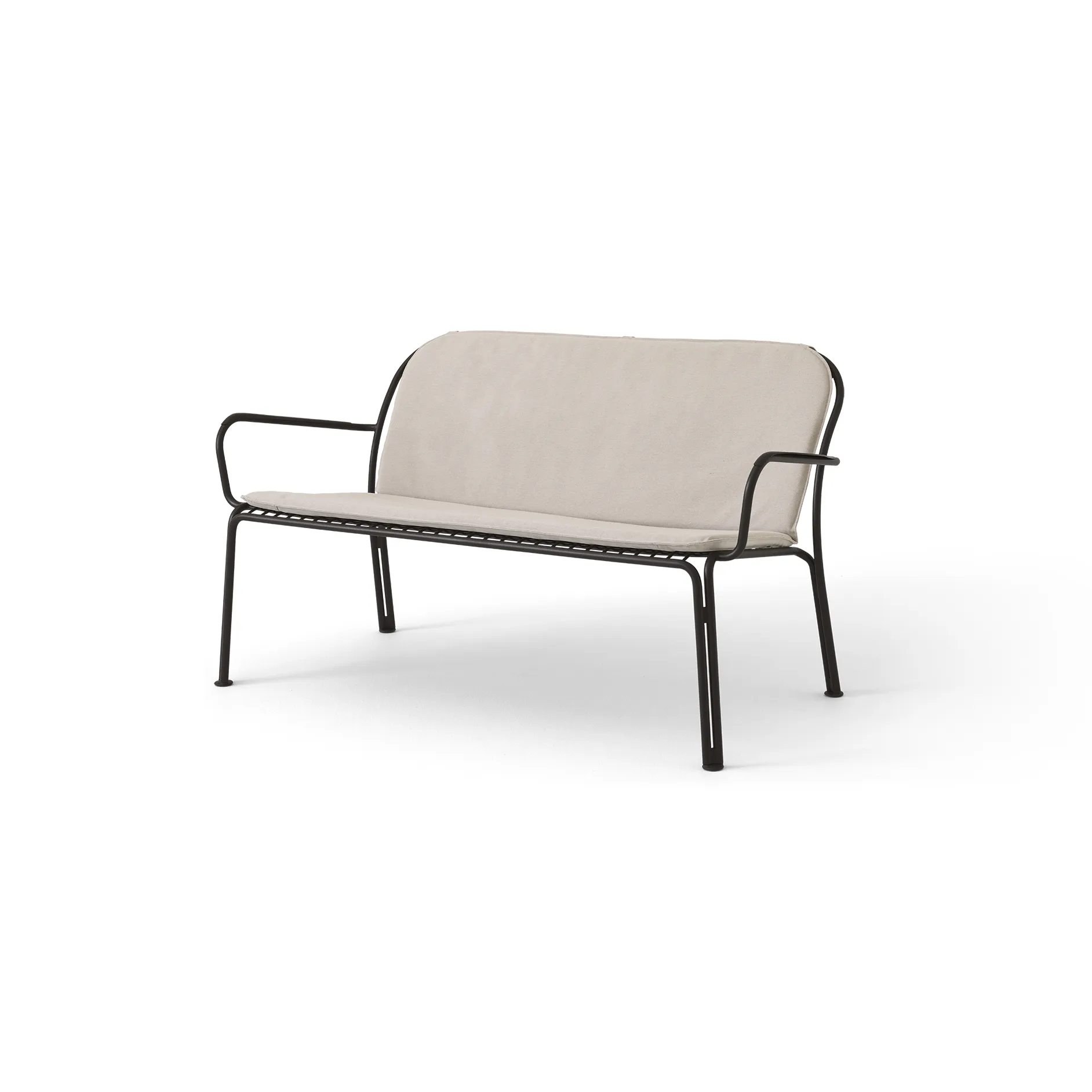 Thorvald SC110 loungesoffa, Warm black, 143 cm &Tradition