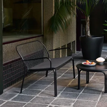 Thorvald SC110 loungesoffa - Warm black, 143 cm - &Tradition