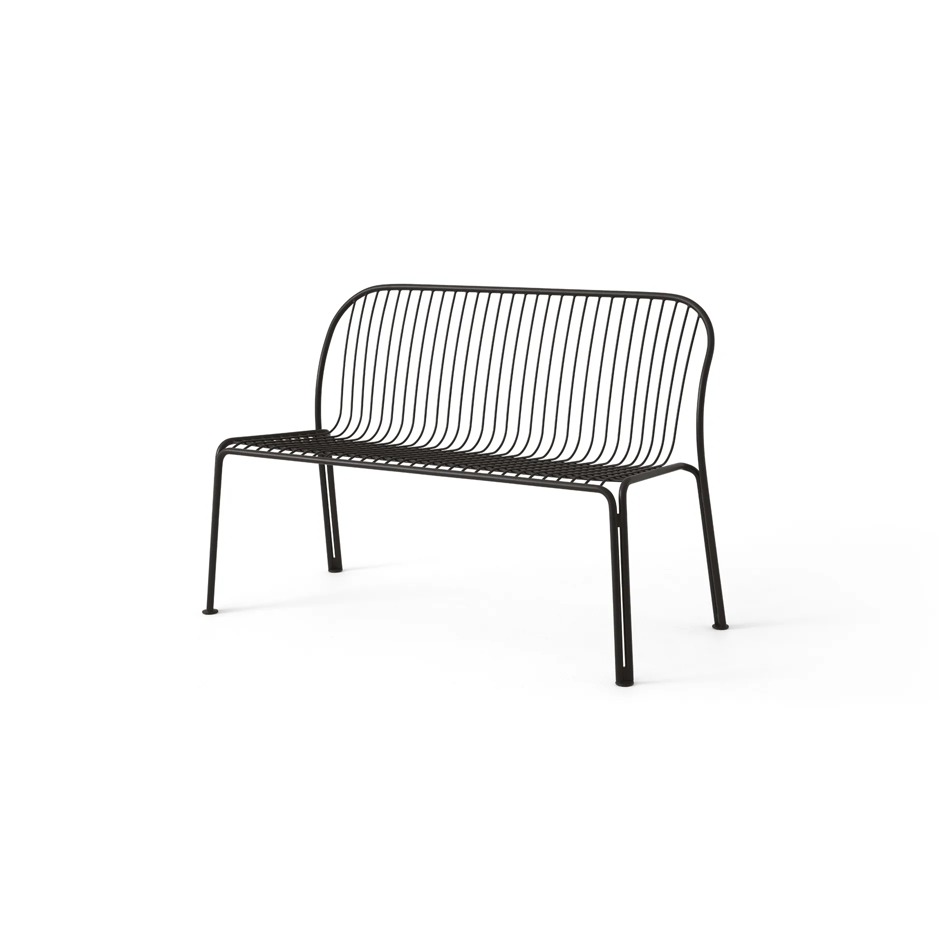 Thorvald SC111 bänk, Warm black, 129 cm &Tradition