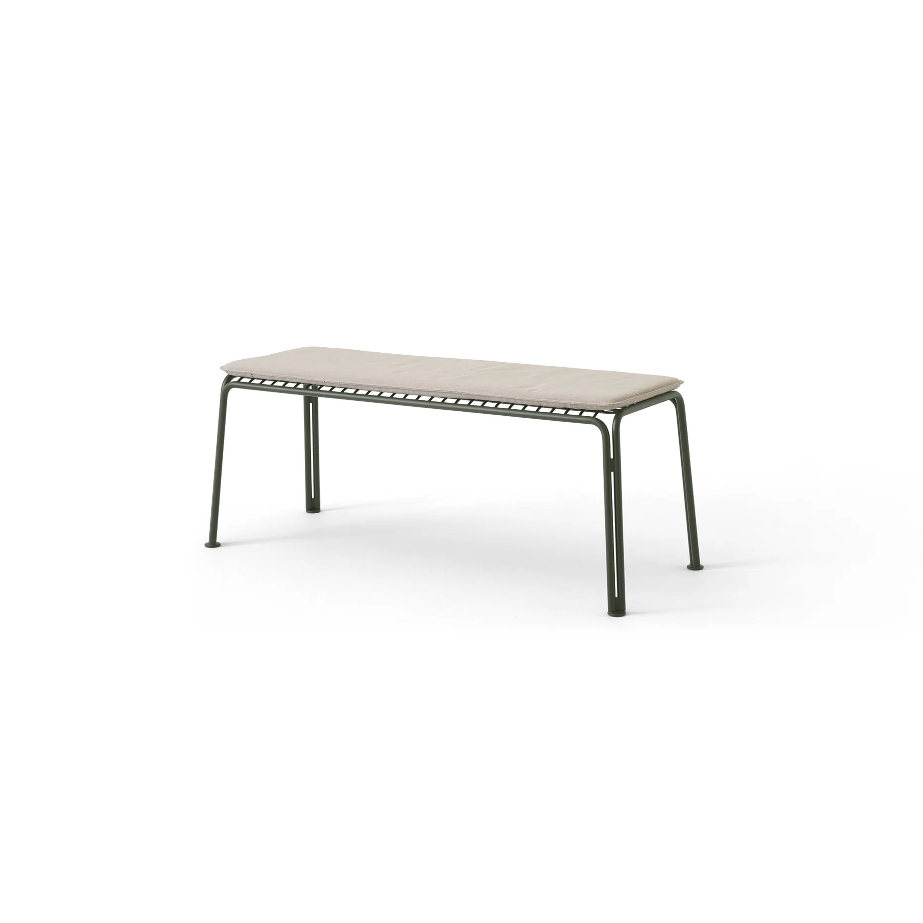 Thorvald SC112 bänk, Bronze green, 125 cm &Tradition